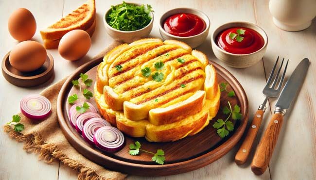 Bread Omelette Recipe