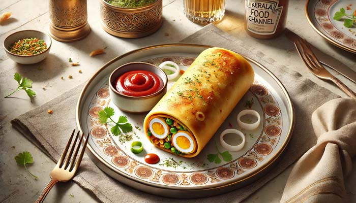 Egg Roll Recipe - Kerala Food Channel