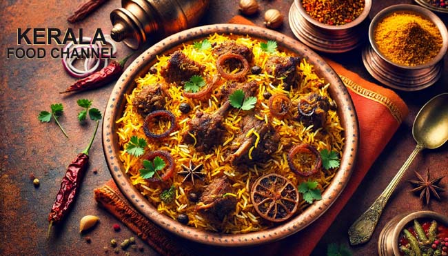 Hyderabadi Mutton Biryani Recipe - Kerala Food Channel