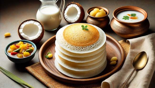 Kerala style Appam recipe Soft, Fluffy Rice Pancakes with a Crispy Edge