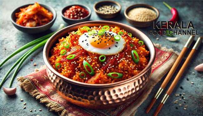 Kimchi Fried Rice Recipe - Kerala Food Channel