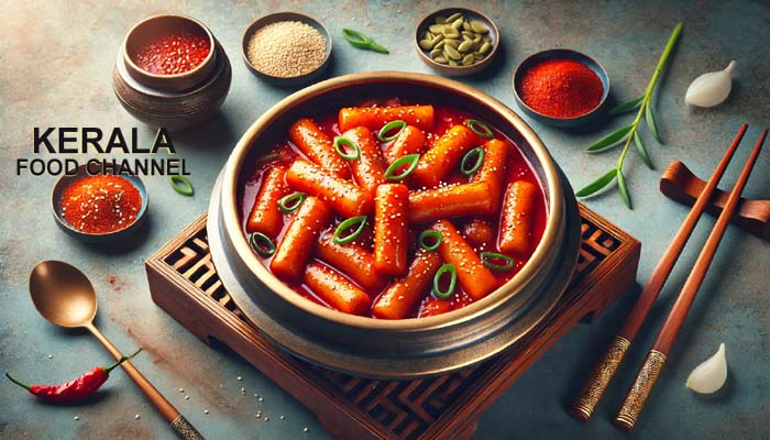 Korean dish tteokbokki Recipe - Kerala Food Channel