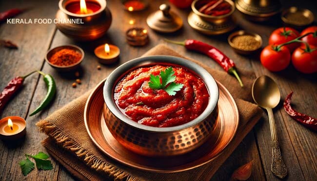 Tomato Chutney Recipe - Kerala Food Channel