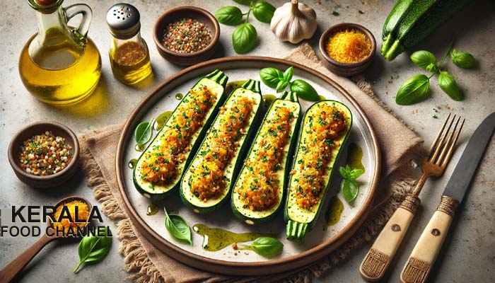 Zucchini Boats Recipe - Kerala Food Channel